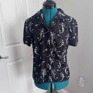 Mermaid Afterlife Button-Up Top